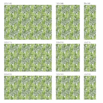 Glas in lood folie voor raam Plantenpatronen