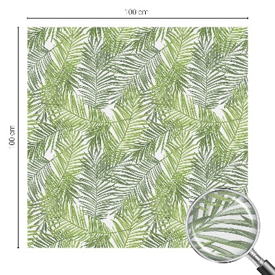 Glas in lood folie voor raam Plantenpatronen