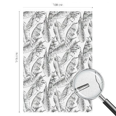 Glas in lood folie voor raam Tropische bladeren