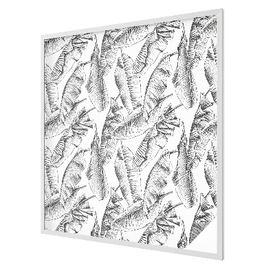 Glas in lood folie voor raam Tropische bladeren