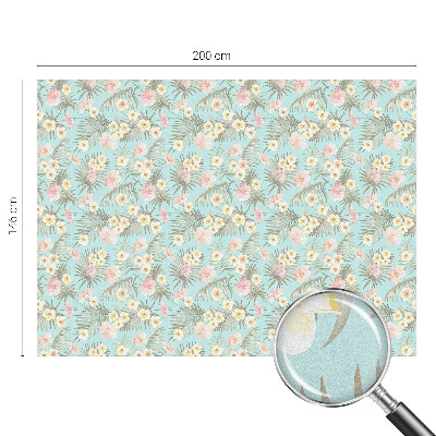 Glas in lood raamfolie Tropisch patroon