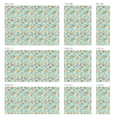 Glas in lood raamfolie Tropisch patroon