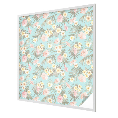 Glas in lood raamfolie Tropisch patroon