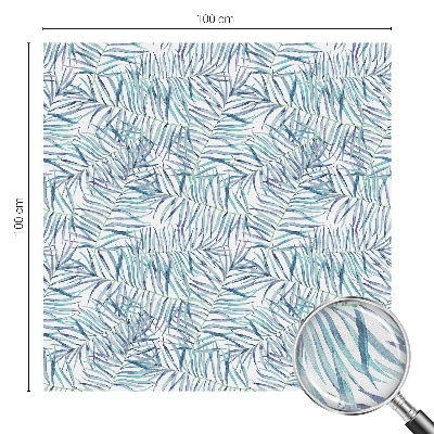 Melkglas folie met glas in lood effect Botanisch patroon