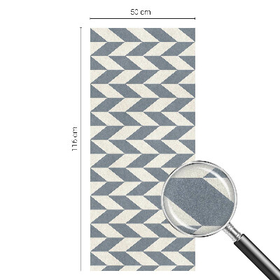 Zelfklevende raamfolie glas in lood Geometrische illusie