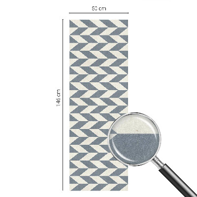 Zelfklevende raamfolie glas in lood Geometrische illusie