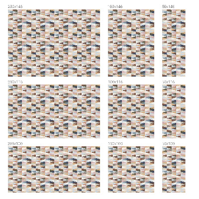 Zelfklevende raamfolie glas in lood Pastelsymmetrie