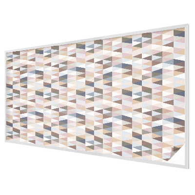 Zelfklevende raamfolie glas in lood Pastelsymmetrie