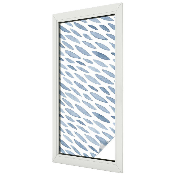 Privacy folie raam Blauwe strepen