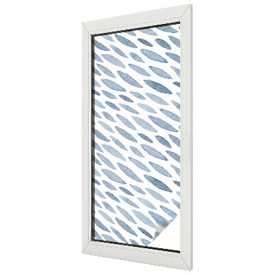 Privacy folie raam Blauwe strepen