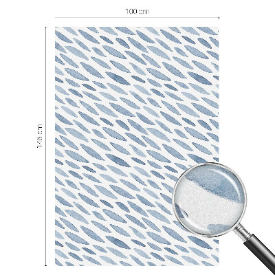 Privacy folie raam Blauwe strepen