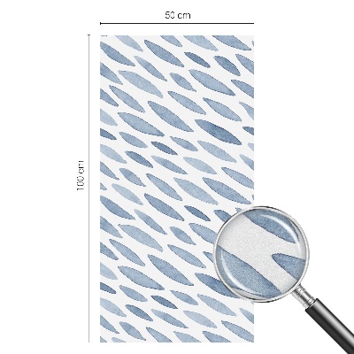 Privacy folie raam Blauwe strepen