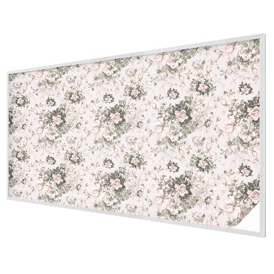 Melkglas folie met glas in lood effect Bloemenschoonheid