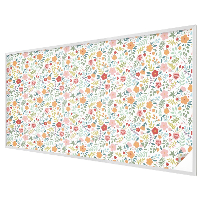 Glas in lood raamfolie Bloemenpatroon