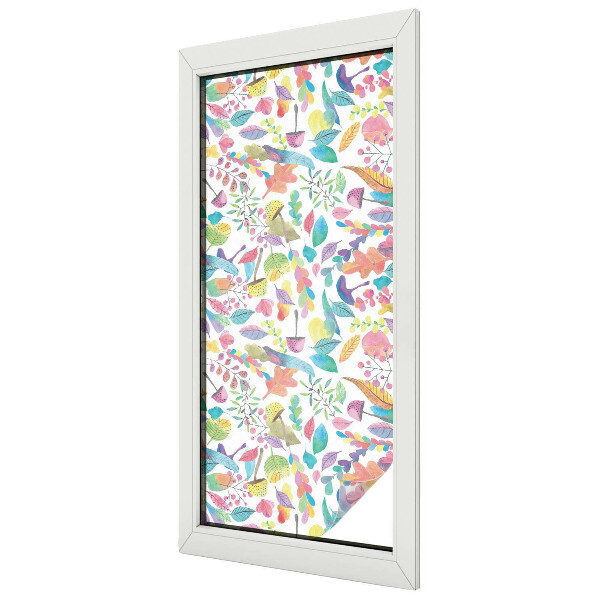 Privacy folie raam Kleurrijke compositie