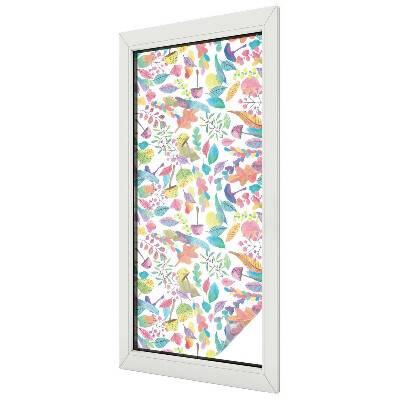 Privacy folie raam Kleurrijke compositie