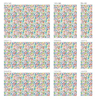 Privacy folie raam Kleurrijke compositie