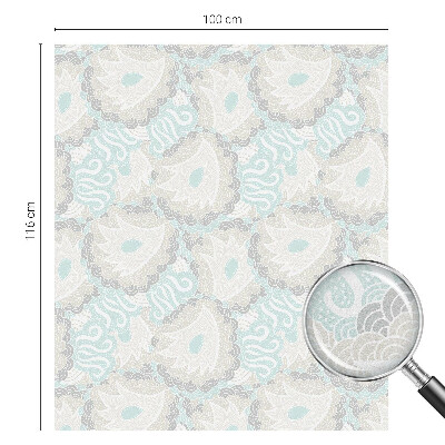 Zelfklevende raamfolie glas in lood Delicate veren