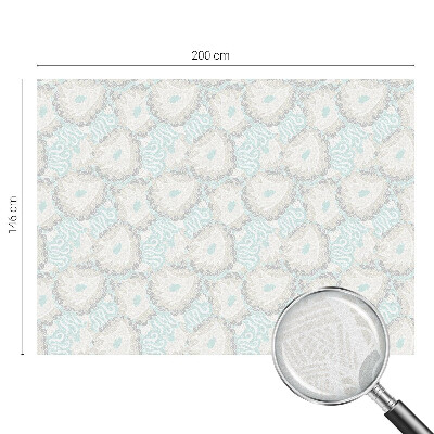 Zelfklevende raamfolie glas in lood Delicate veren