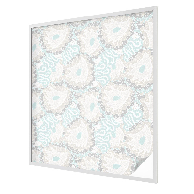 Zelfklevende raamfolie glas in lood Delicate veren