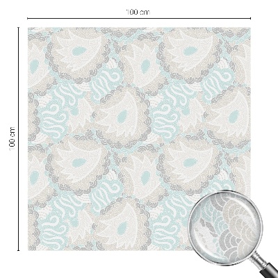 Zelfklevende raamfolie glas in lood Delicate veren