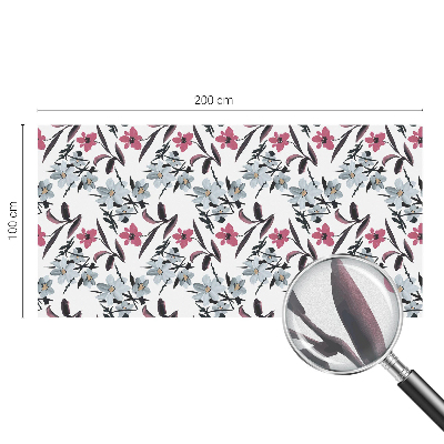 Glas in lood raamfolie Bloemenpatroon