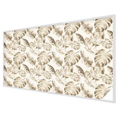 Zelfklevende raamfolie glas in lood Tropische planten