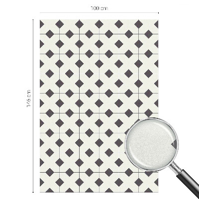 Privacy folie raam Zwarte en witte diamanten