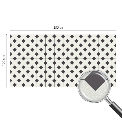 Privacy folie raam Zwarte en witte diamanten