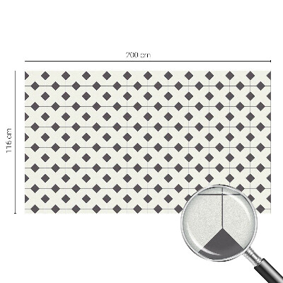 Privacy folie raam Zwarte en witte diamanten