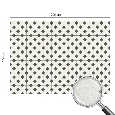 Privacy folie raam Zwarte en witte diamanten