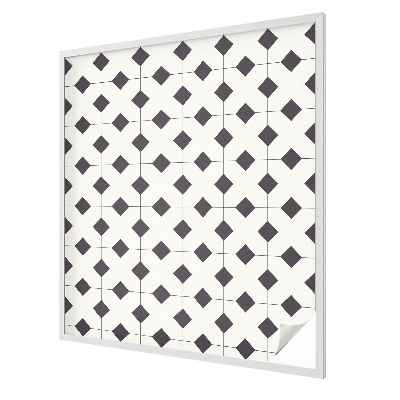 Privacy folie raam Zwarte en witte diamanten