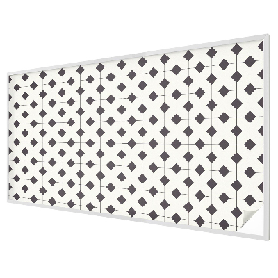 Privacy folie raam Zwarte en witte diamanten