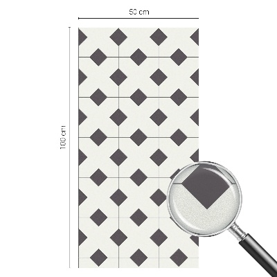 Privacy folie raam Zwarte en witte diamanten