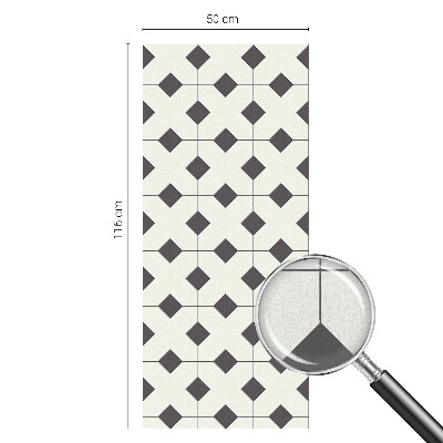 Privacy folie raam Zwarte en witte diamanten