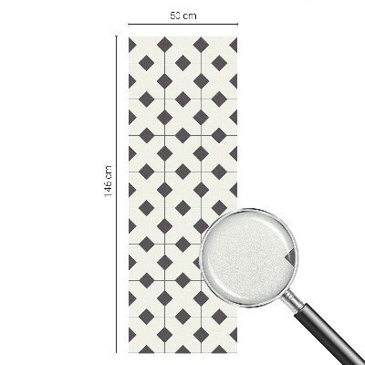 Privacy folie raam Zwarte en witte diamanten