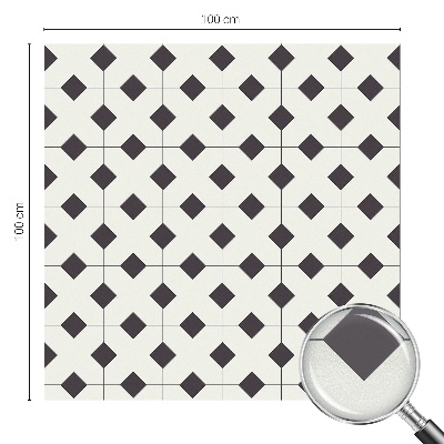 Privacy folie raam Zwarte en witte diamanten