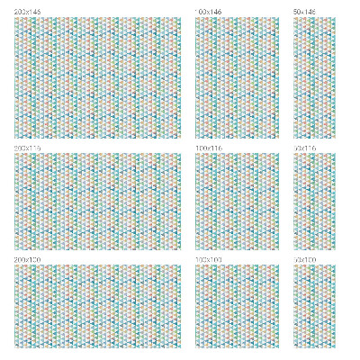 Melkglas folie met glas in lood effect Geometrische driehoeken