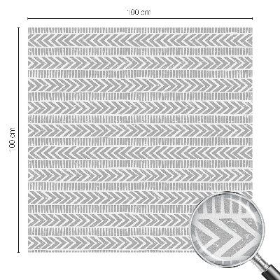 Glas in lood folie voor raam Geometrische strepen