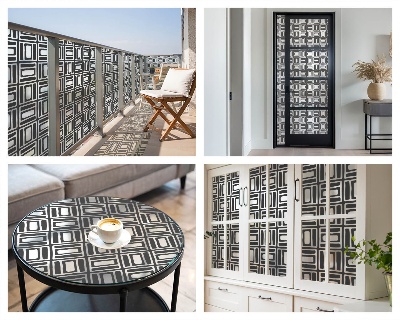 Glas in lood raamfolie Energetisch patroon