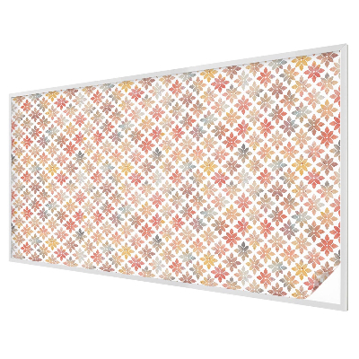 Melkglas folie met glas in lood effect Bloemenschoonheid