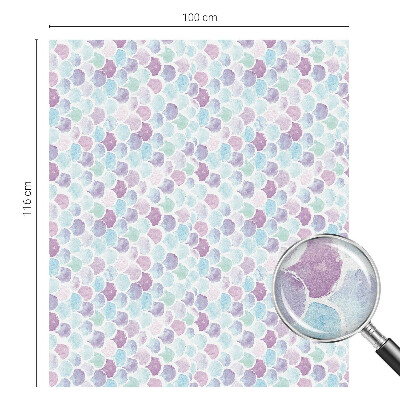 Zelfklevende raamfolie glas in lood Pastelstippen