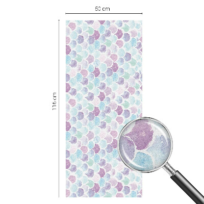 Zelfklevende raamfolie glas in lood Pastelstippen