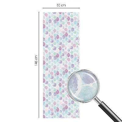 Zelfklevende raamfolie glas in lood Pastelstippen