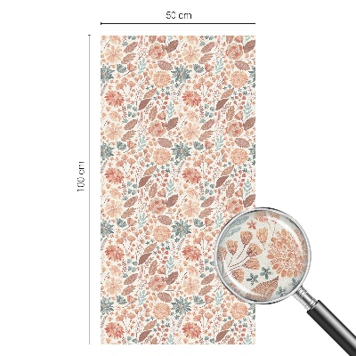 Glas in lood raamfolie Bloemstuk