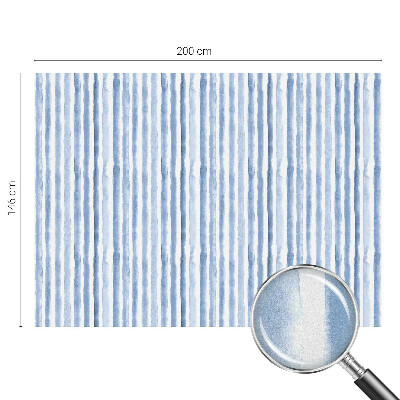 Zelfklevende raamfolie glas in lood Blauwe strepen