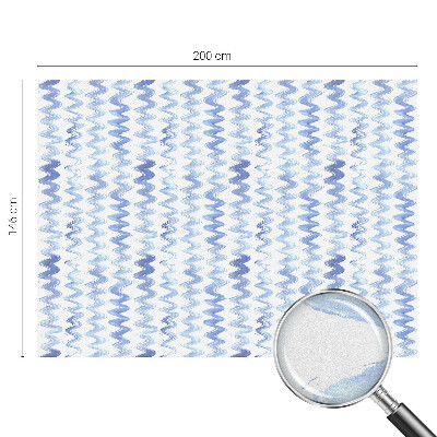 Privacy folie raam Blauwe golven