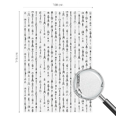 Melkglas folie met glas in lood effect Geometrische pijlen