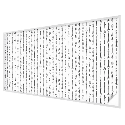 Melkglas folie met glas in lood effect Geometrische pijlen