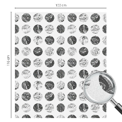 Glas in lood folie voor raam Marmeren elegantie